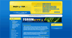 Desktop Screenshot of duzylotek.net